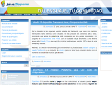 Tablet Screenshot of javahispano.org